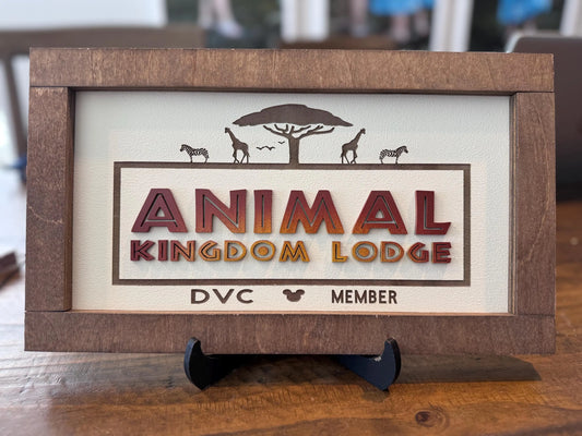 Animal Kingdom Lodge DVC plaque