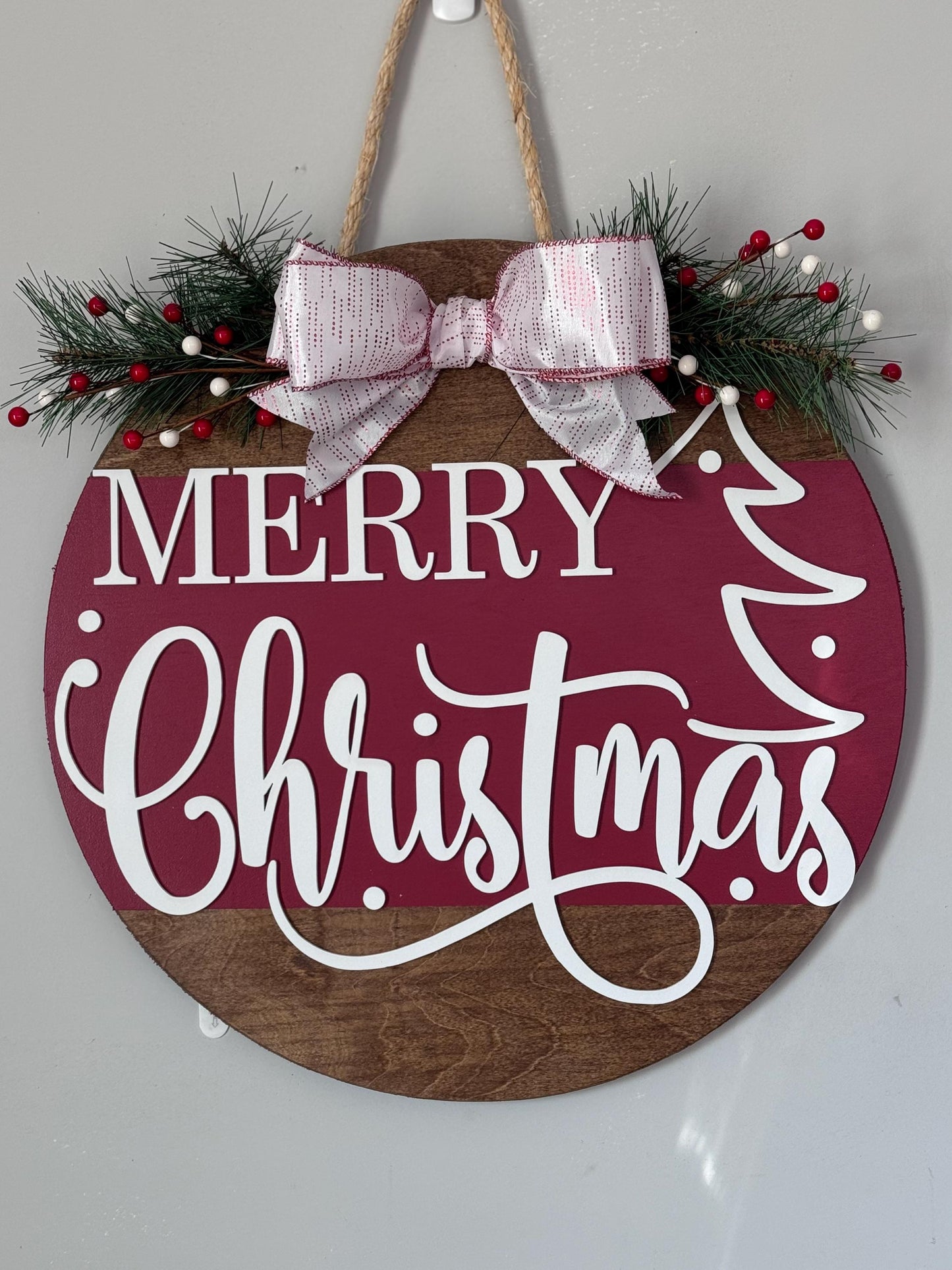 Christmas Tree Door Hanger