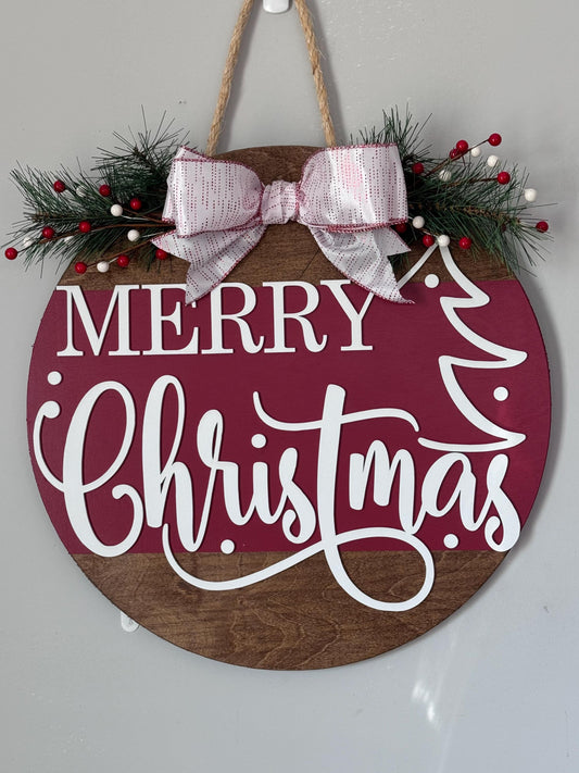 Christmas Tree Door Hanger