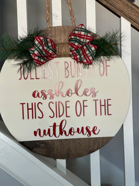 Jolliest Bunch Door Hanger