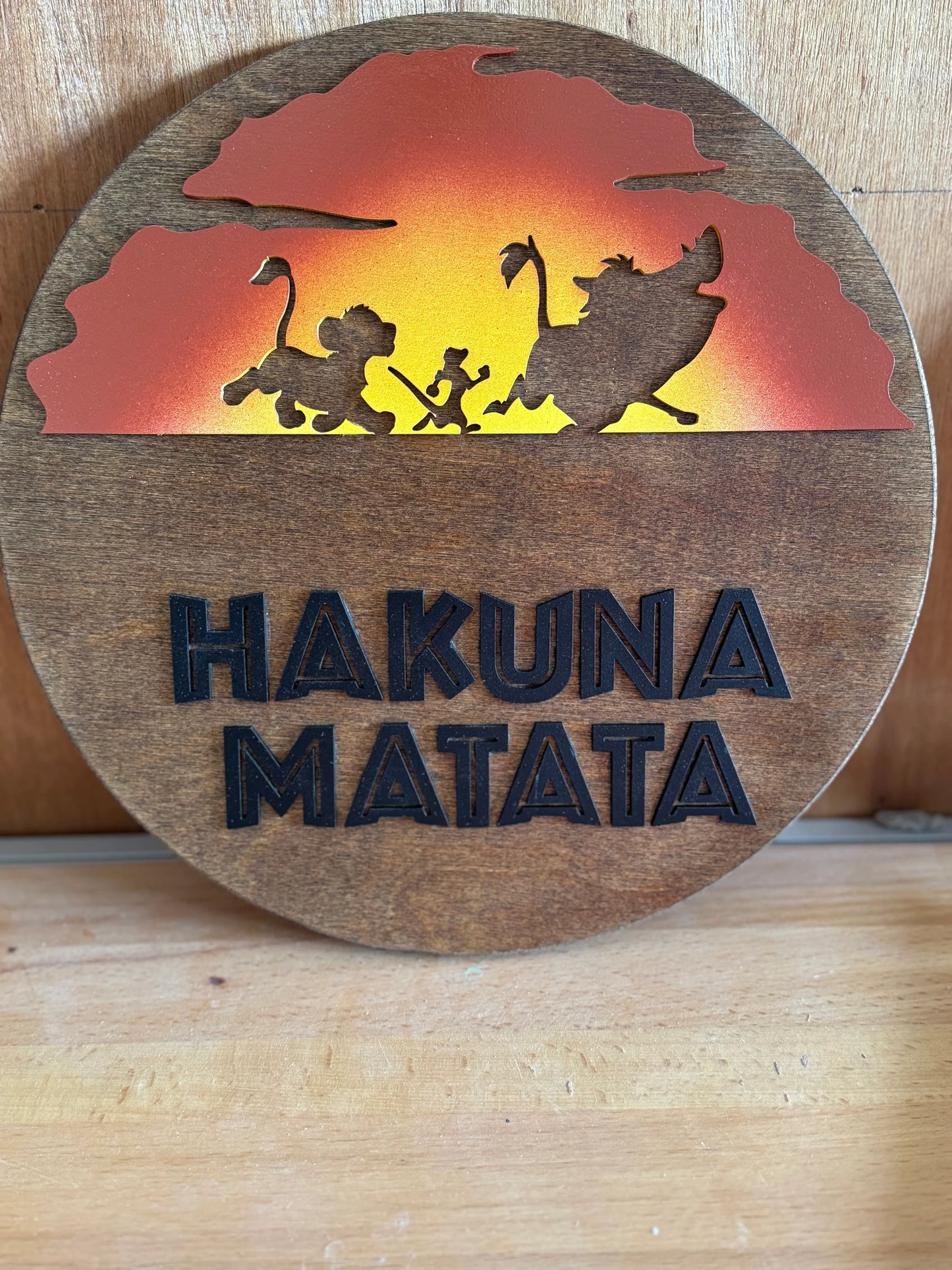 Hakuna Matata lion king sign
