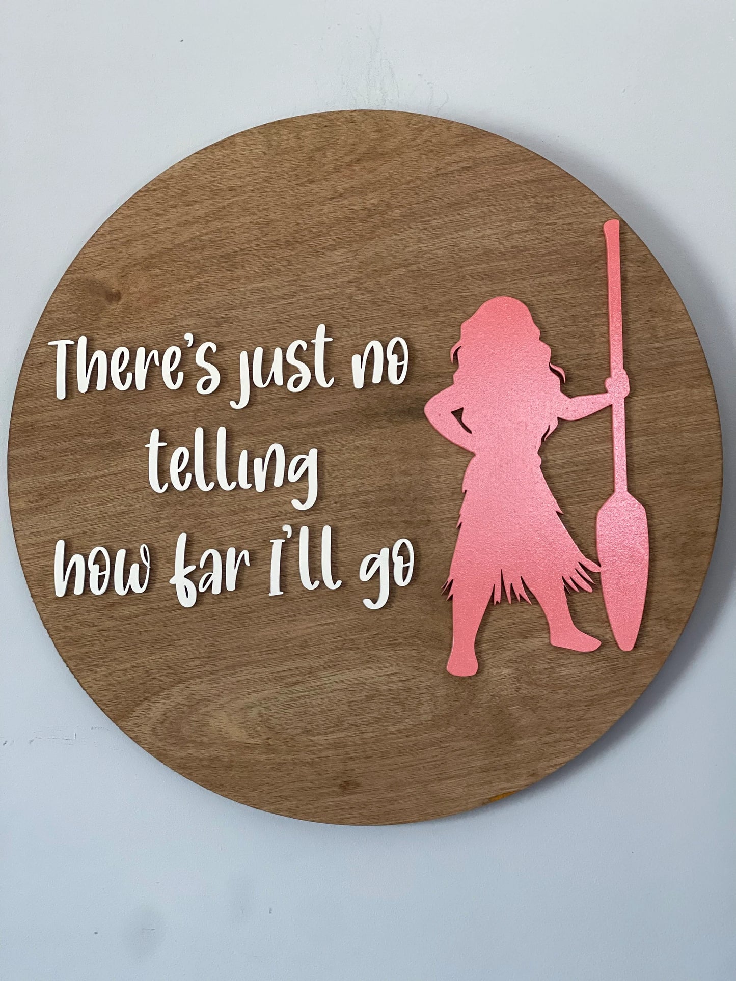 Moana Girls room sign