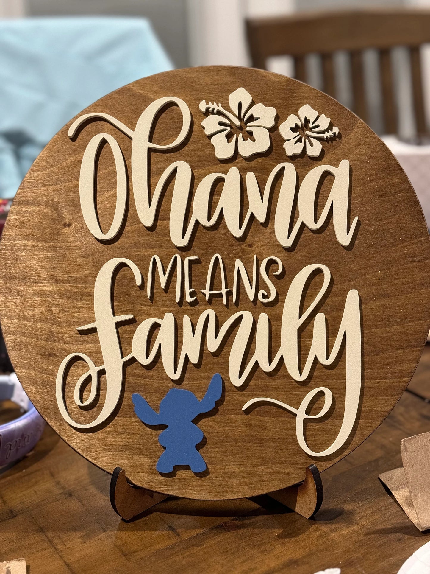 Ohana Family Circle sign