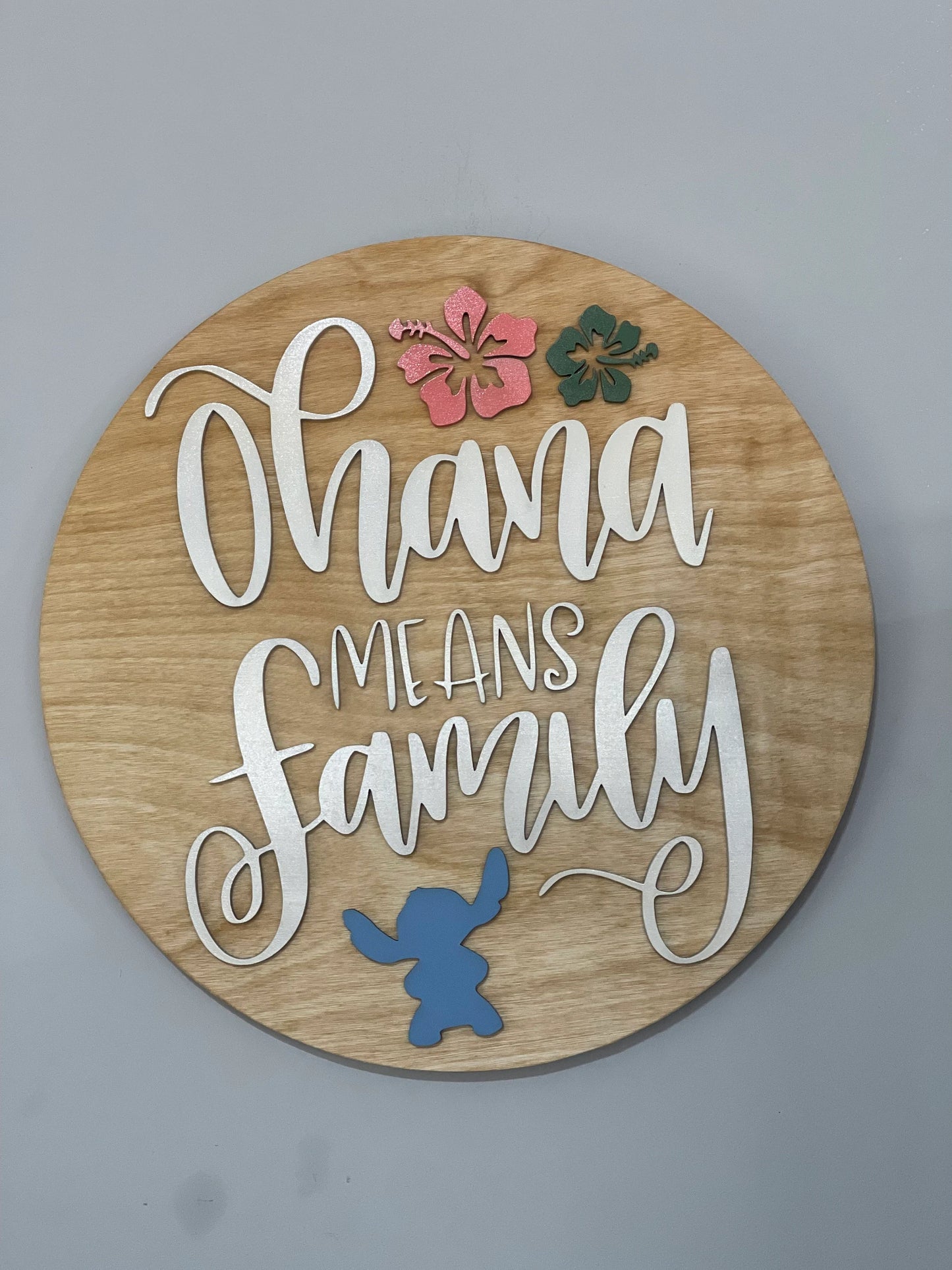 Ohana Family Circle sign