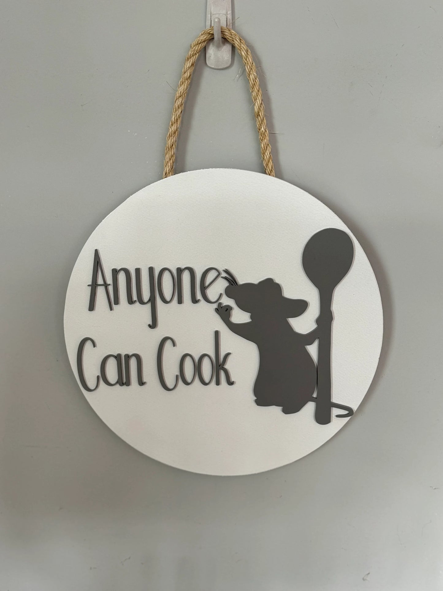 Anyone Can cook Kitchen sign