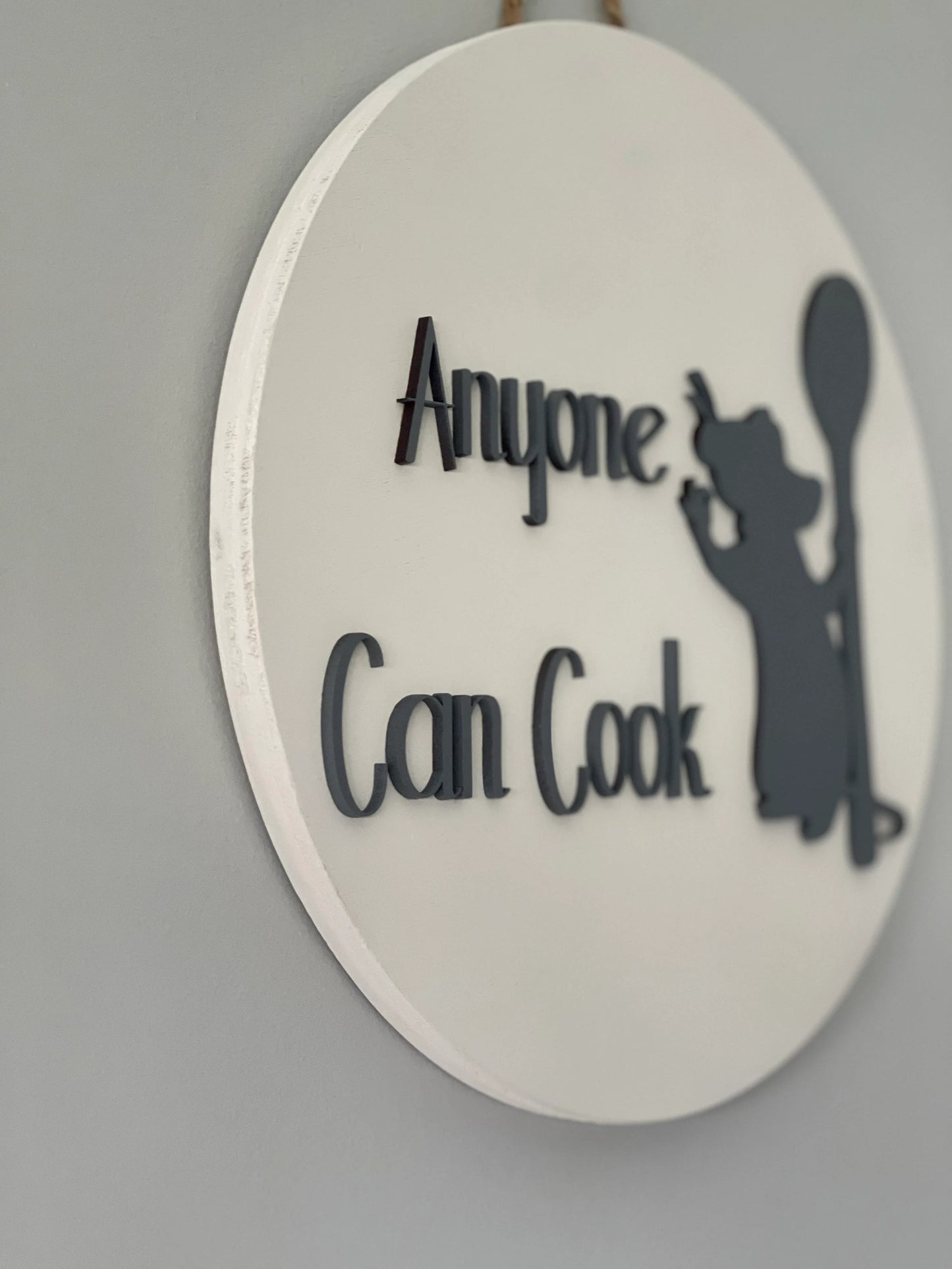 Anyone Can cook Kitchen sign