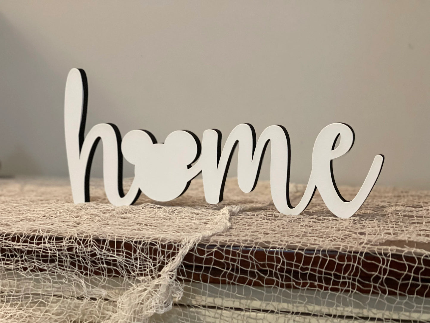 Mickey Home Standing sign