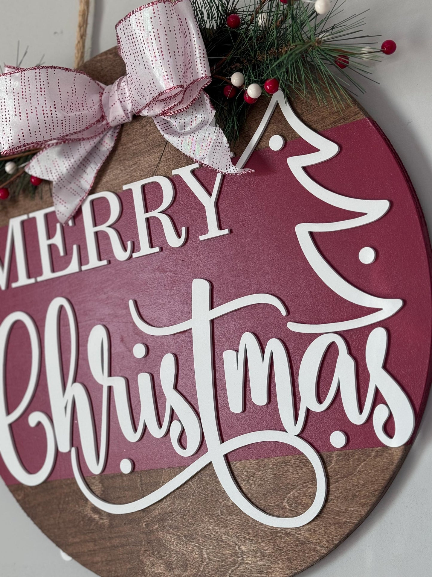 Christmas Tree Door Hanger