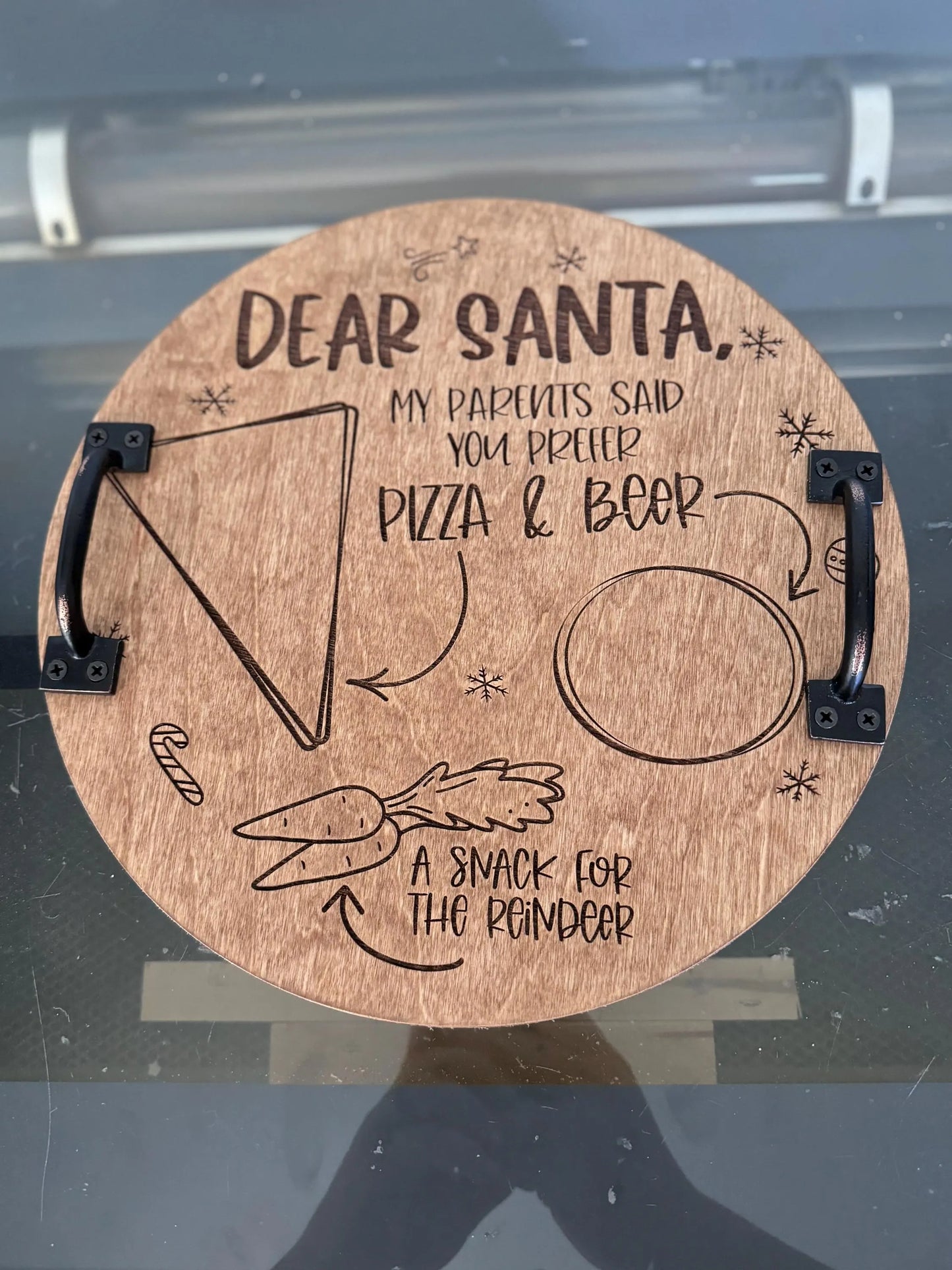 Santa Snack Tray