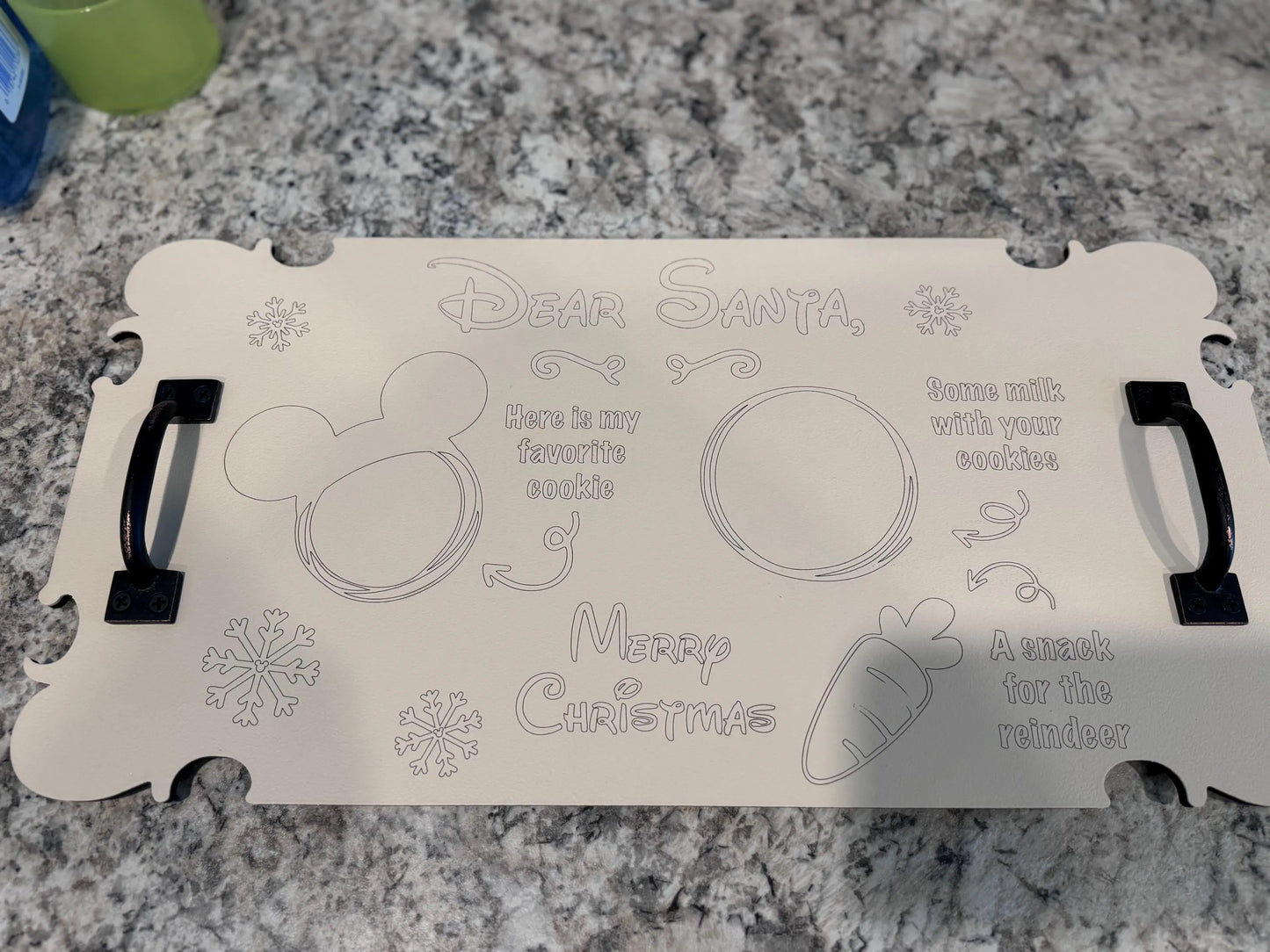 Santa Snack Tray