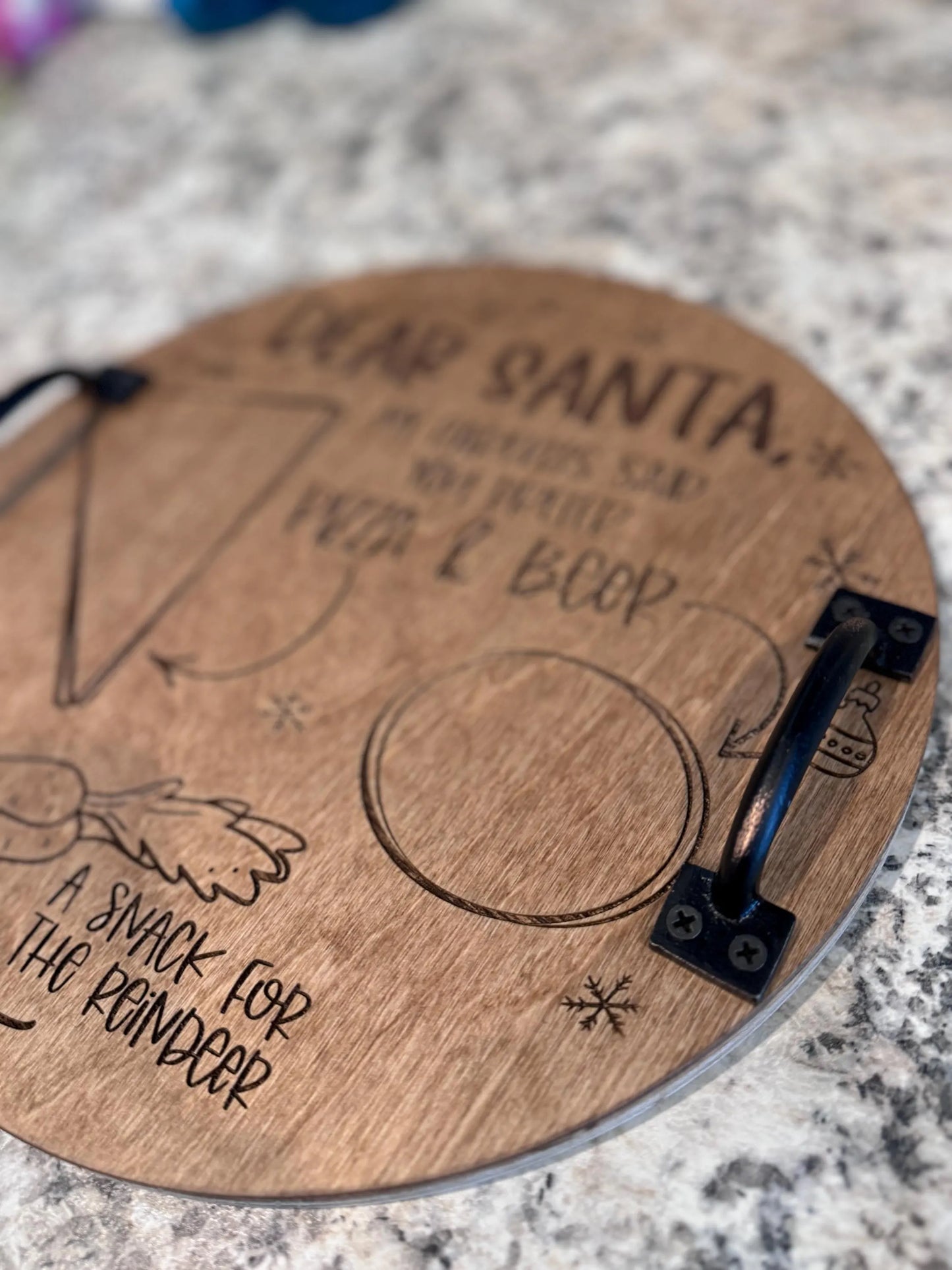 Santa Snack Tray